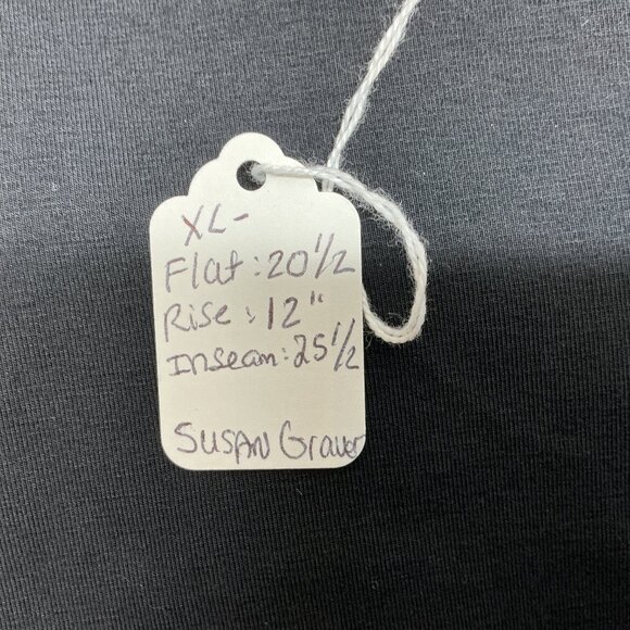 XL PANTS Premium Stretch Crop Pants w/ Trim BLACK NICE! A374111 - Picture 9 of 9